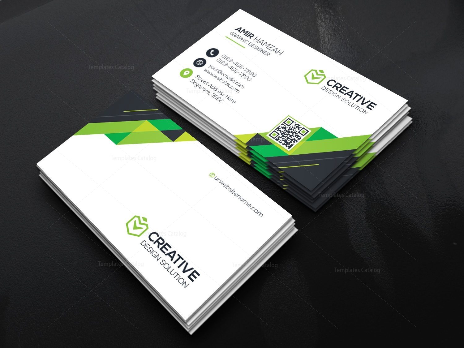 2019 Technology Business Card · Graphic Yard | Graphic Templates Store