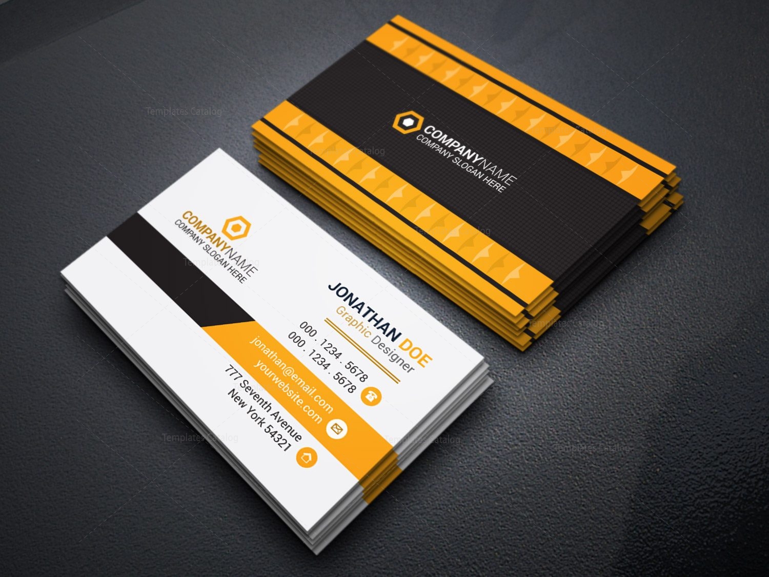 Administrator Business Card Design · Graphic Yard | Graphic Templates Store