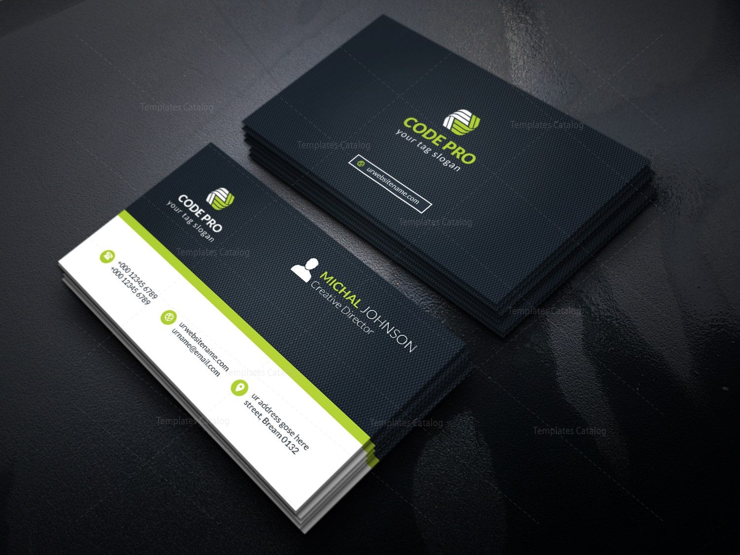 Automotive Stylish Business Card Design · Graphic Yard | Graphic ...