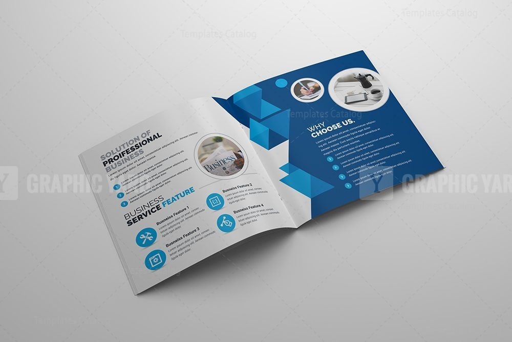 Bifold Brochure Template PSD · Graphic Yard | Graphic Templates Store