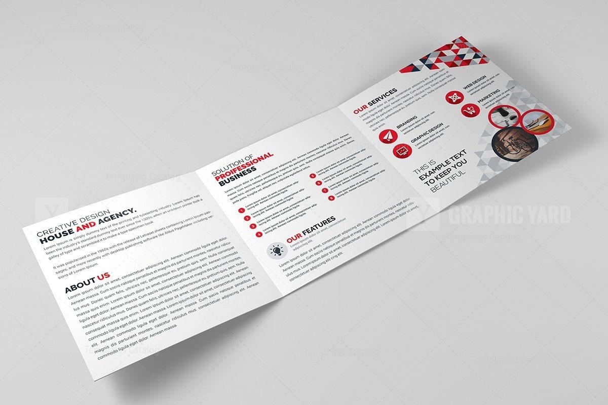 Canopus Corporate Tri-Fold Brochure Design Template · Graphic Yard ...