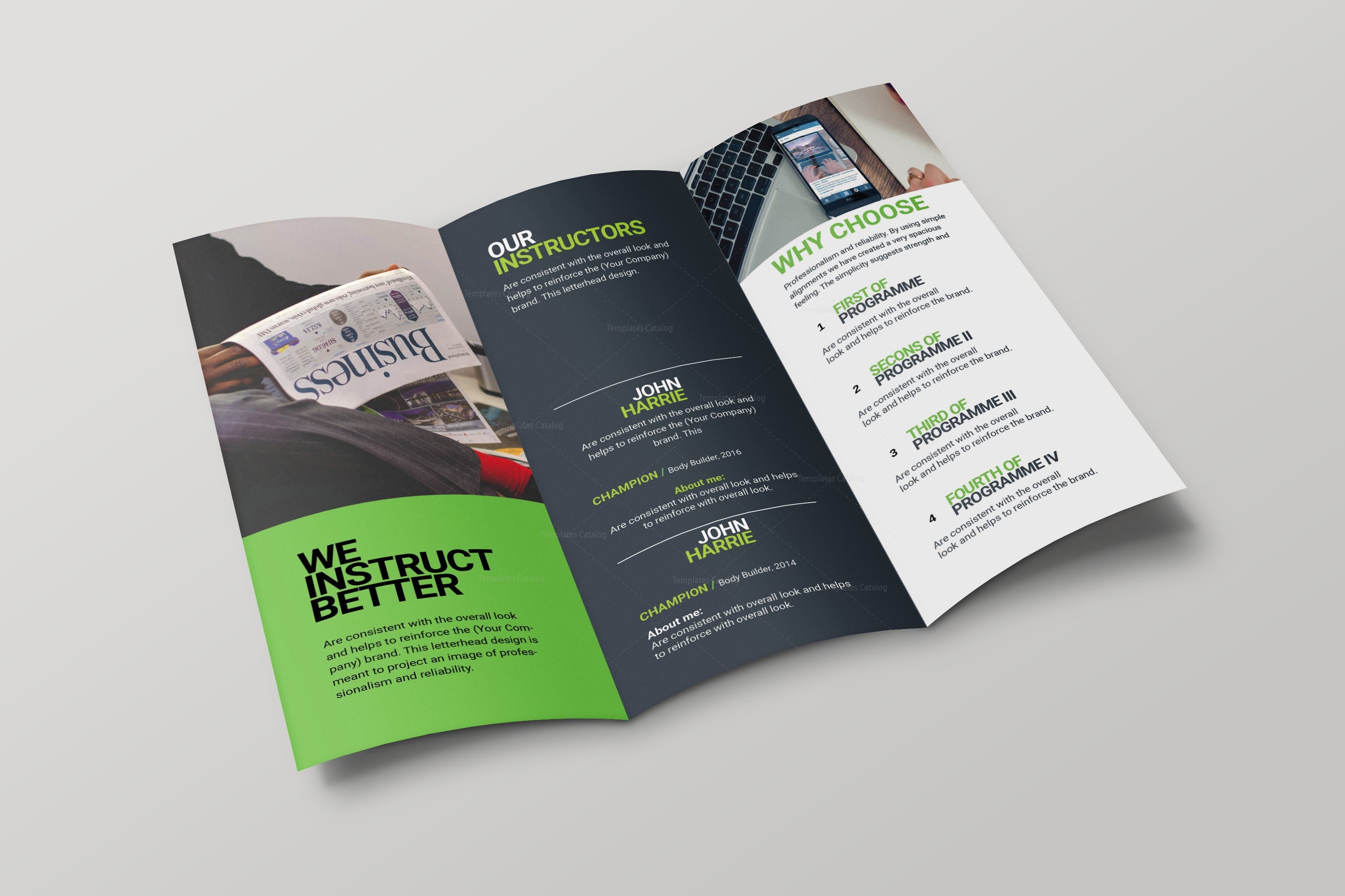 Cincinnati Corporate Creative Tri-fold Brochure · Graphic Yard ...