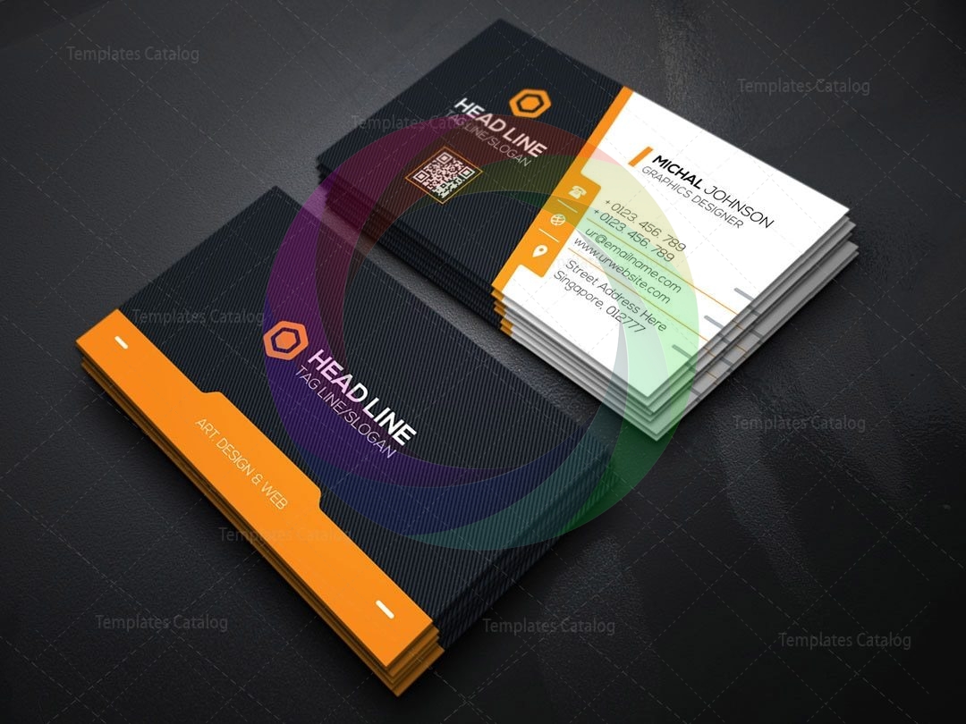 Classy Colorful Visiting Card Template · Graphic Yard | Graphic ...