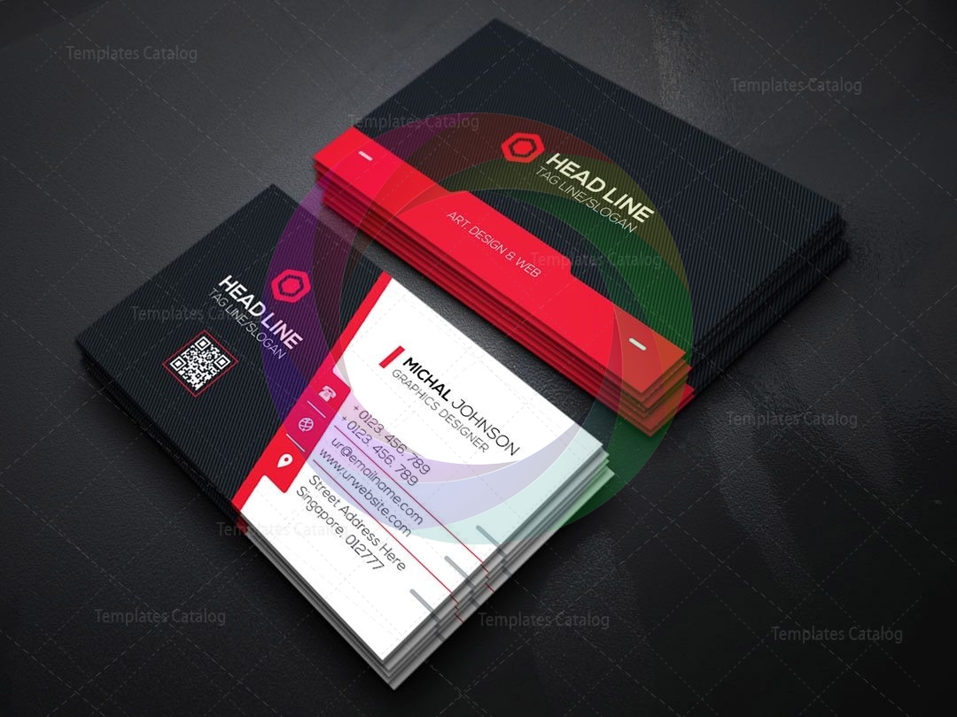 Classy Colorful Visiting Card Template · Graphic Yard | Graphic ...