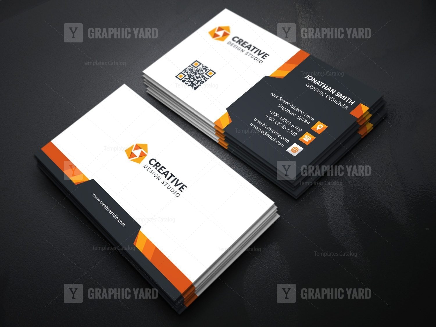 Corporate Business Card With Elegant Style · Graphic Yard 