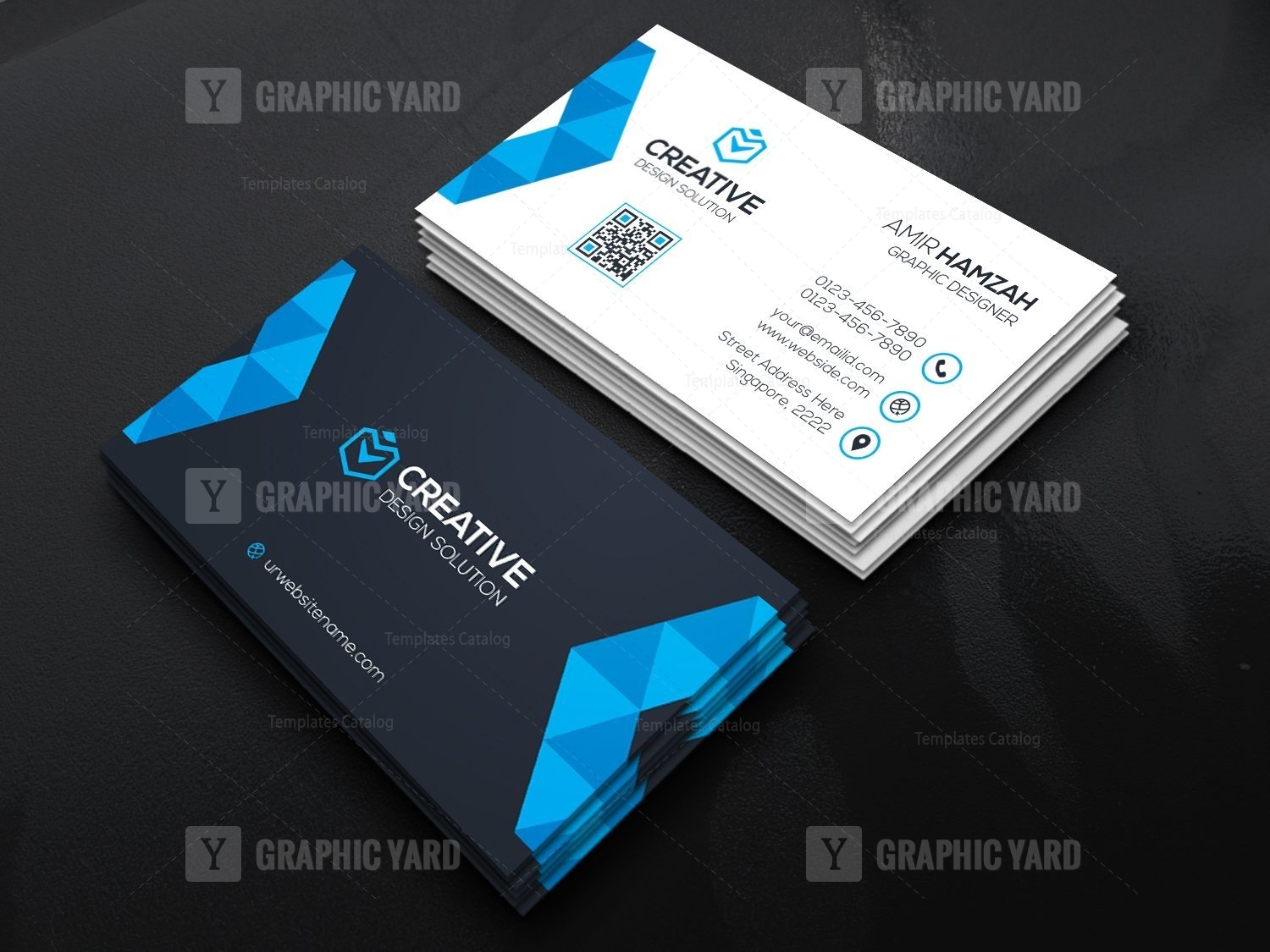 Creative Business Card Design · Graphic Yard | Graphic Templates Store