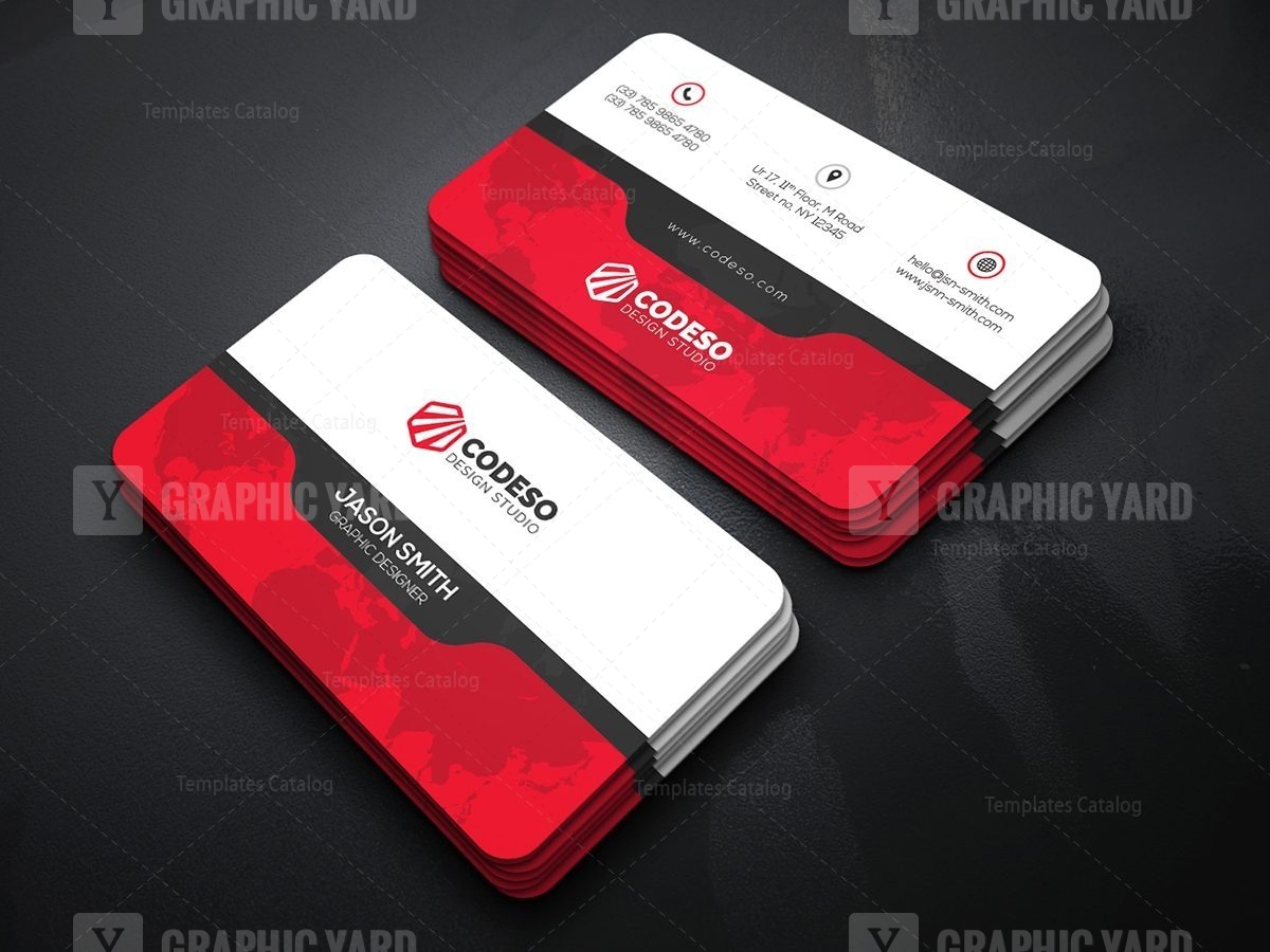 Creative Business Card Template with Perfect Style · Graphic Yard ...