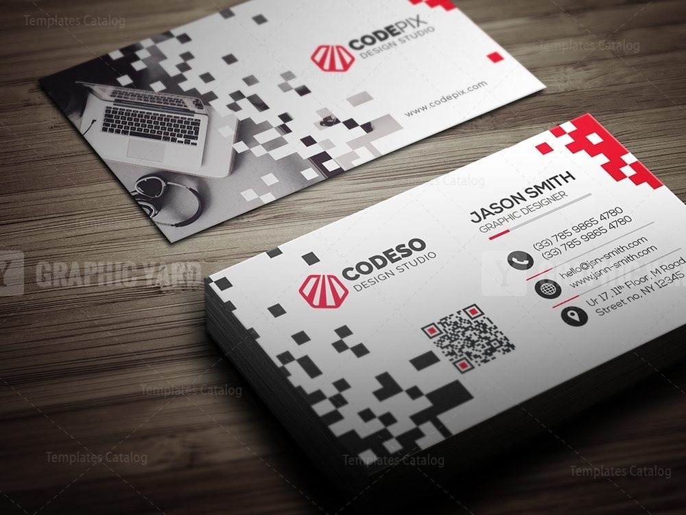 Dot Business Card Template · Graphic Yard Graphic Templates Store