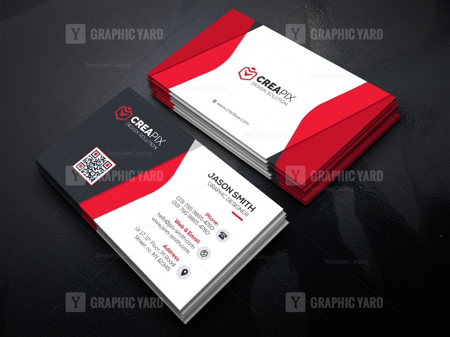 Elegant Business Card with Perfect Design · Graphic Yard | Graphic ...