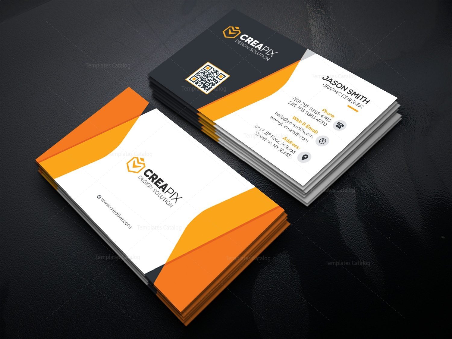 Elegant Business Card with Perfect Design · Graphic Yard | Graphic ...