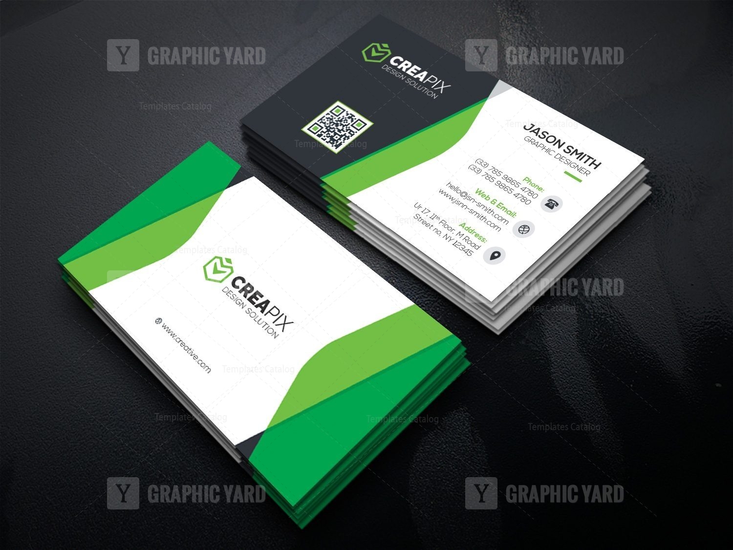 Elegant Business Card with Perfect Design · Graphic Yard | Graphic ...