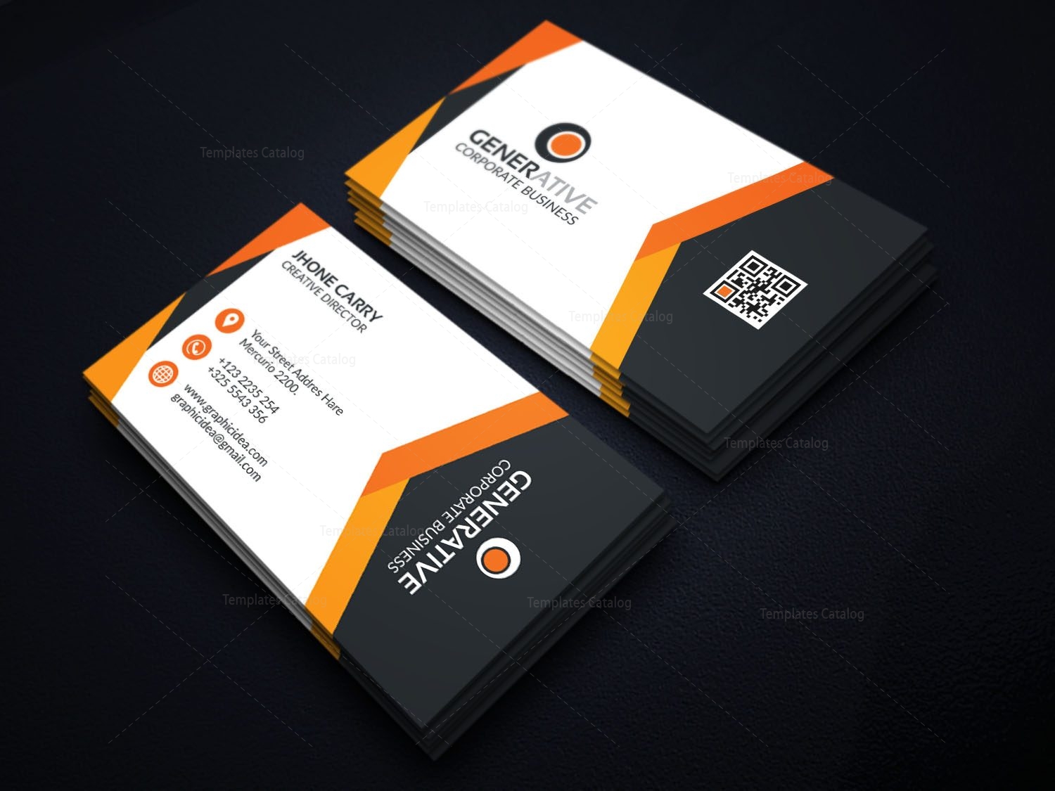 EPS Modern Business Card Design Template · Graphic Yard | Graphic ...