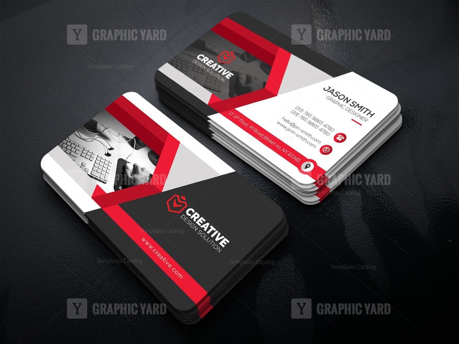 Fabulous Business Card Template · Graphic Yard | Graphic Templates Store