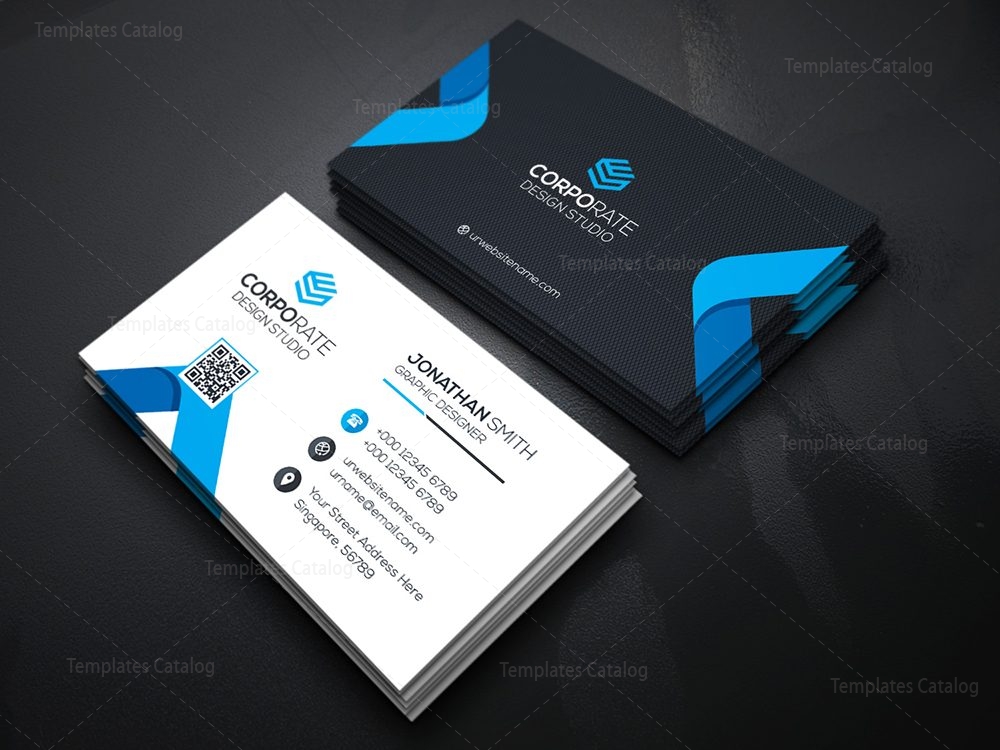 Futuristic Business Card · Graphic Yard | Graphic Templates Store