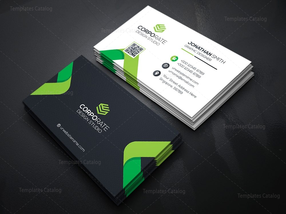 Futuristic Business Card · Graphic Yard | Graphic Templates Store