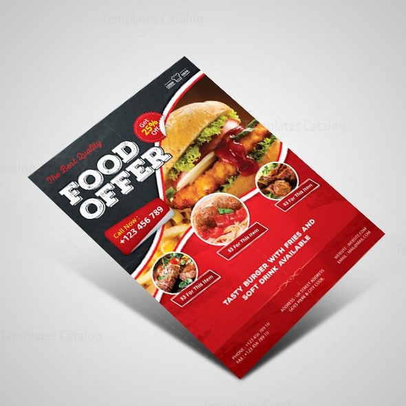 Hamburger Professional Business Flyer Design Template · Graphic Yard 