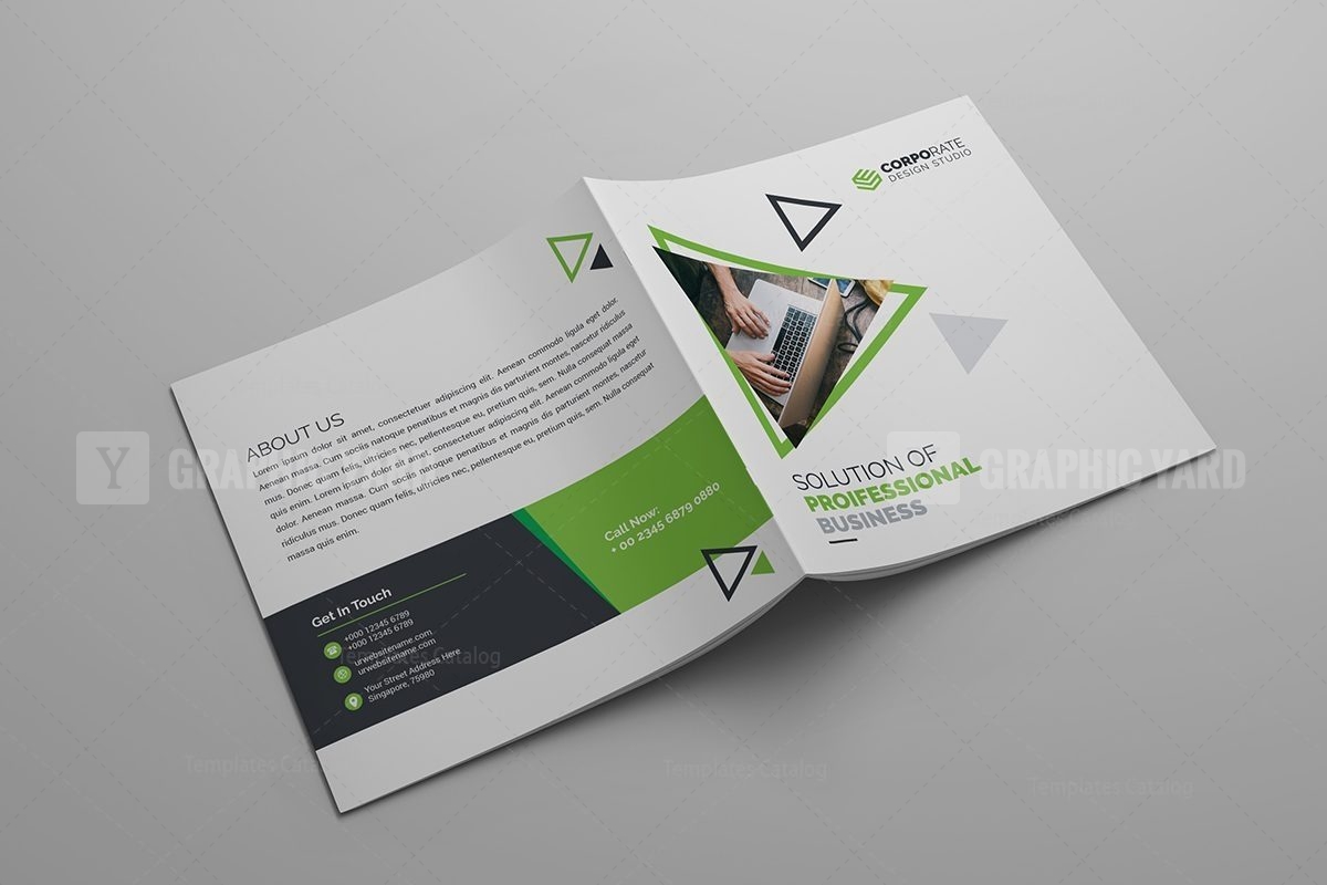 High Quality Square Brochure Template · Graphic Yard | Graphic ...