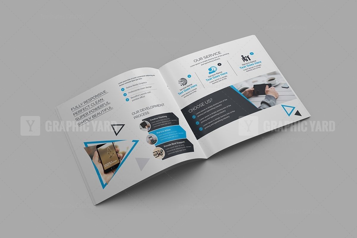 High Quality Square Brochure Template · Graphic Yard | Graphic ...