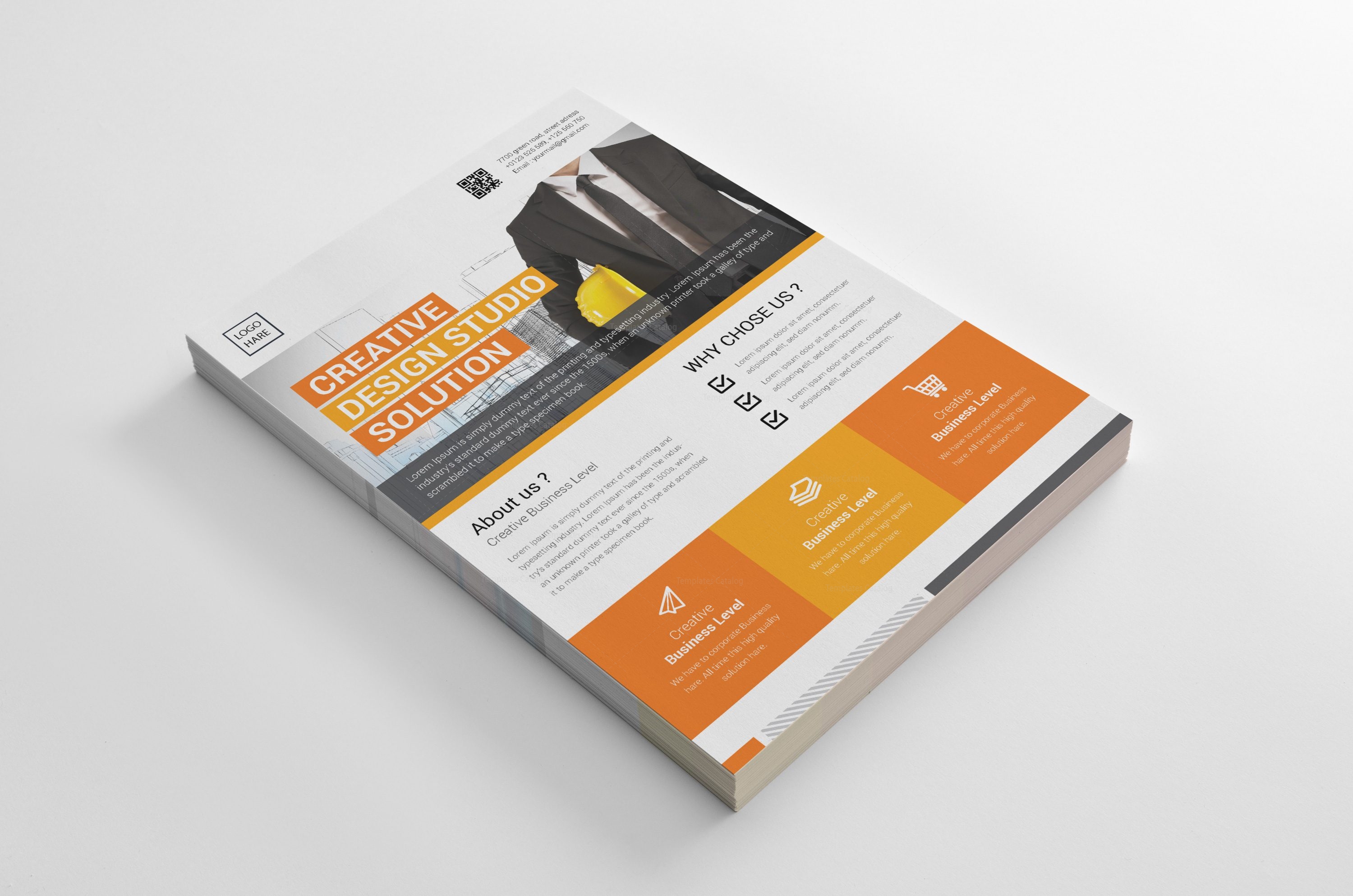 Knight Creative Business Flyer Design Template · Graphic Yard | Graphic ...