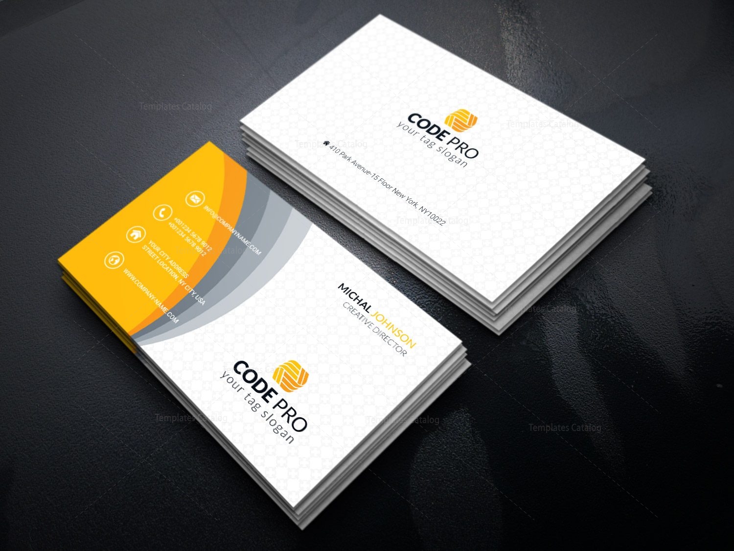 Legal Services Business Card Design · Graphic Yard | Graphic Templates ...