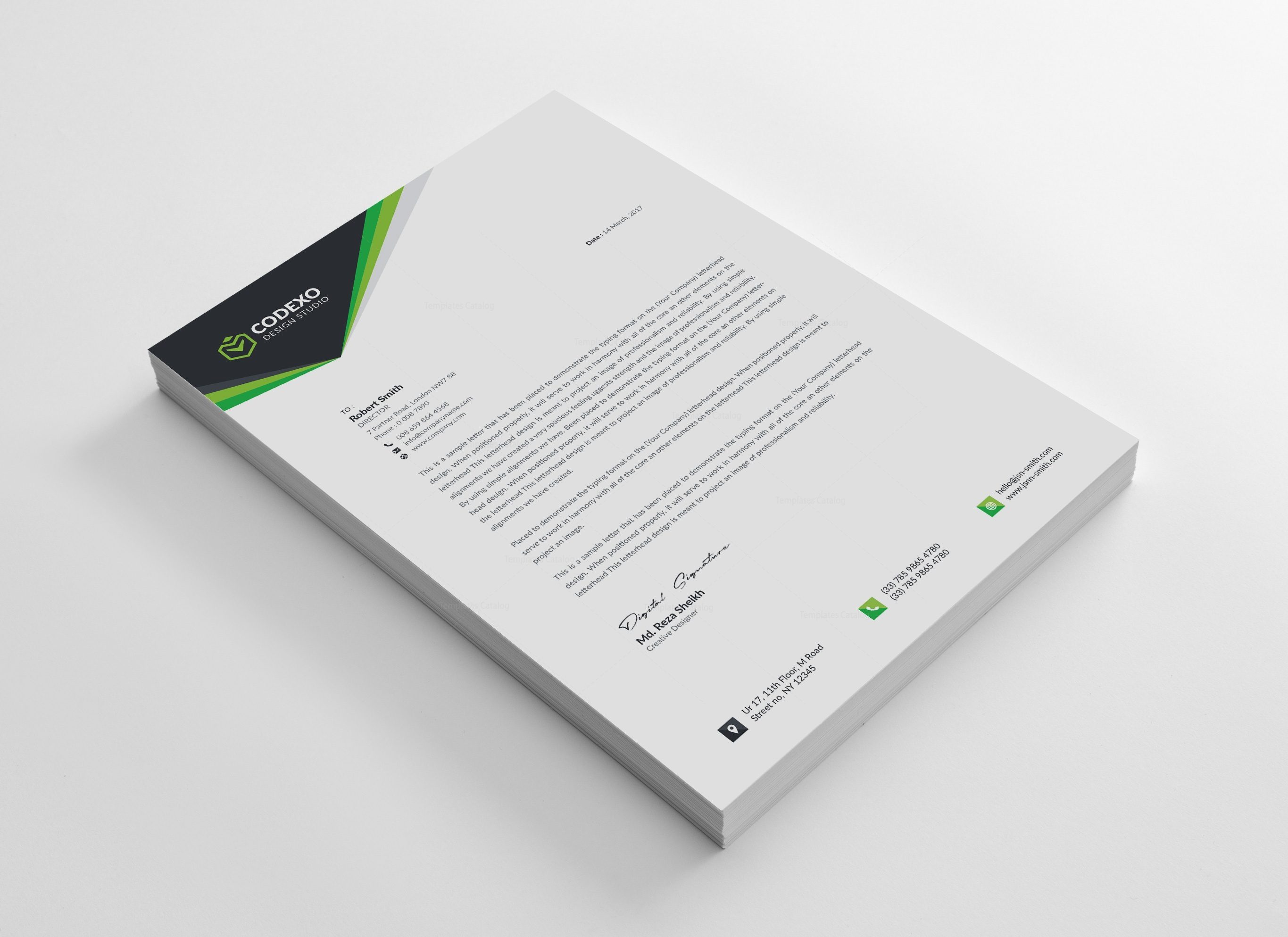 Letterhead Design Templates · Graphic Yard | Graphic Templates Store