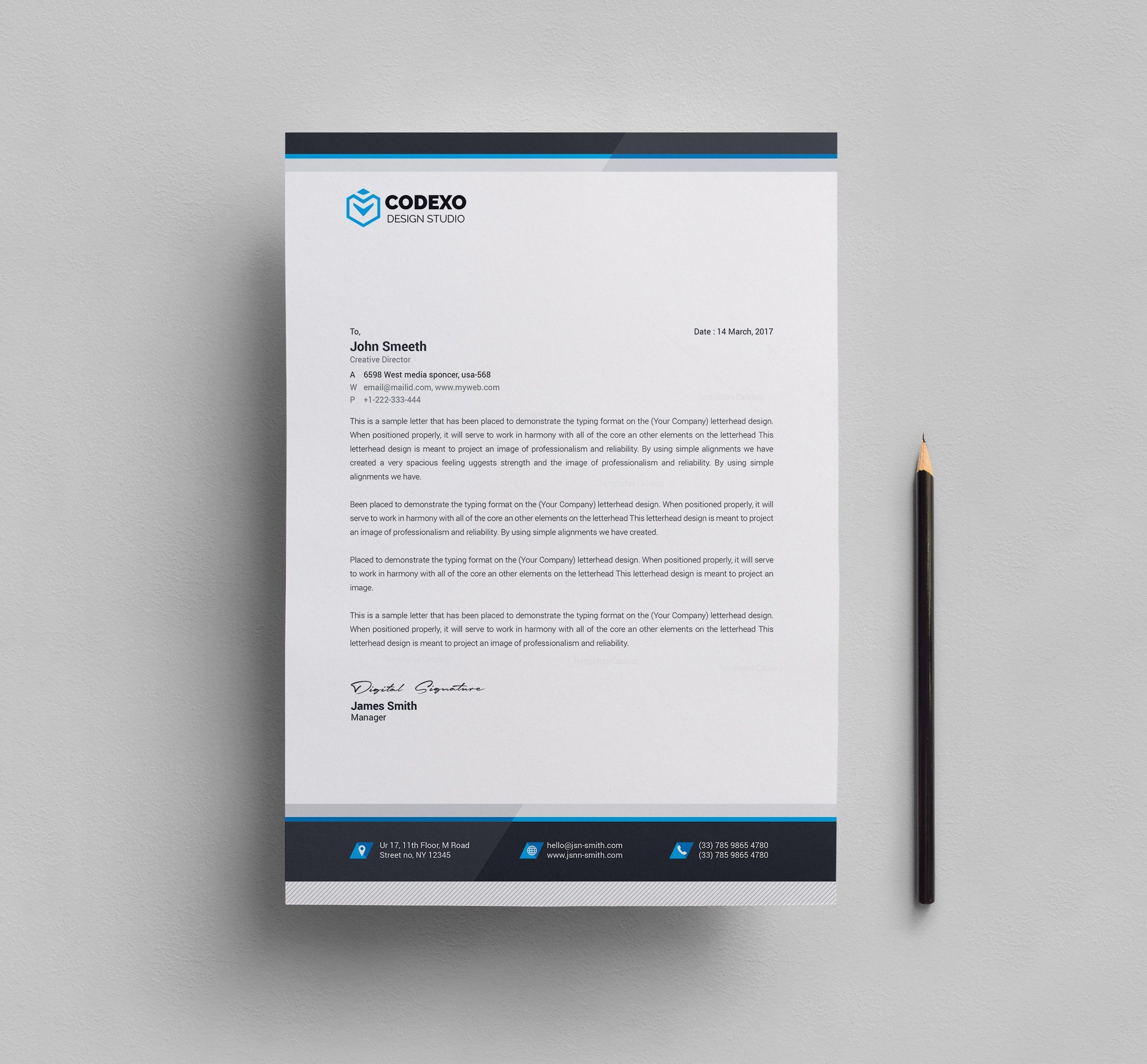 Letterhead Design Templates · Graphic Yard | Graphic Templates Store