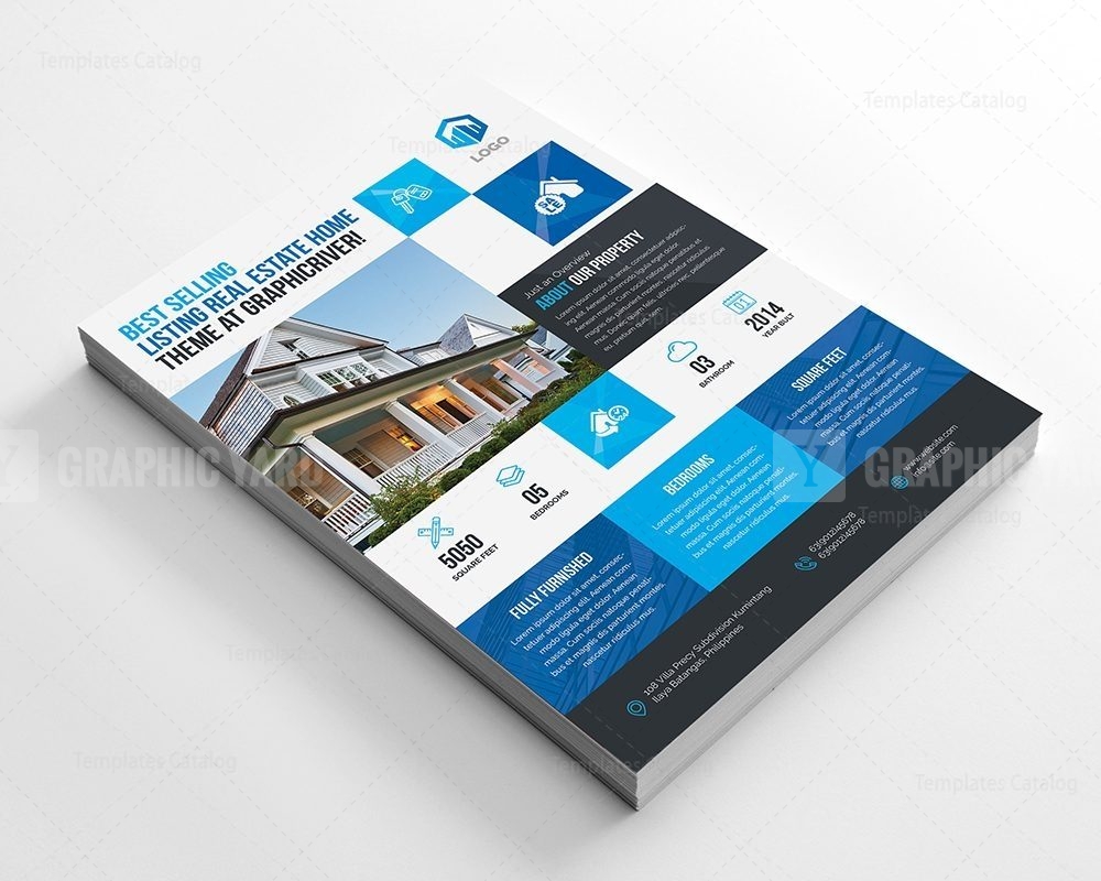 Mercury Corporate Flyer Template · Graphic Yard | Graphic Templates Store