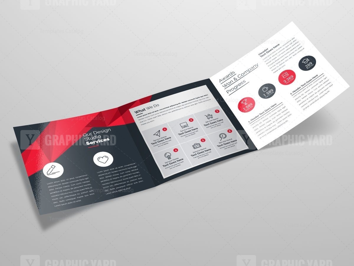 Modern Corporate Trifold Brochure · Graphic Yard | Graphic Templates Store