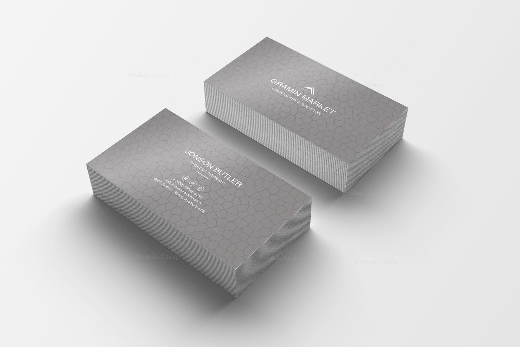 Ornament Business Card Design · Graphic Yard Graphic Templates Store