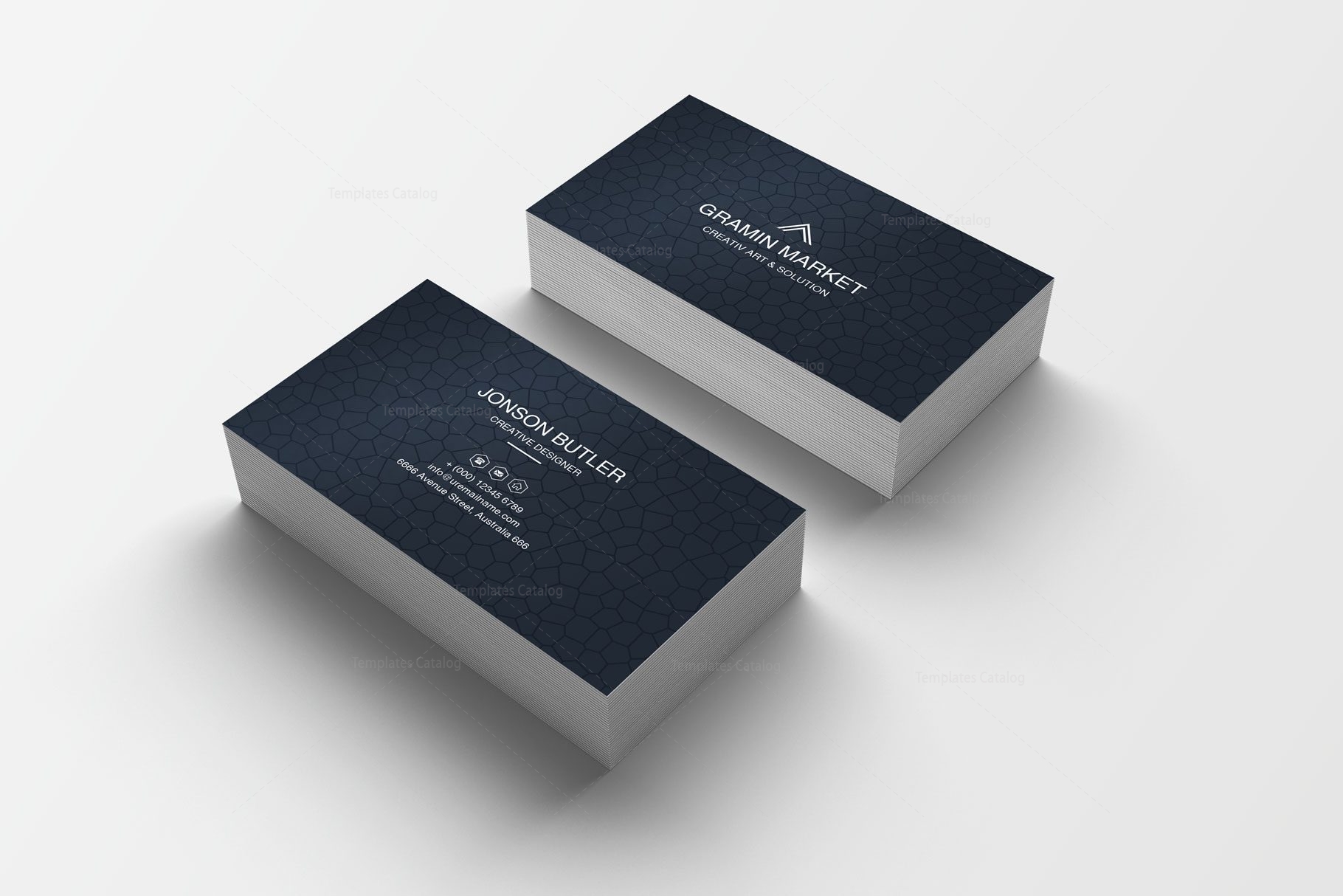 Ornament Business Card Design · Graphic Yard | Graphic Templates Store