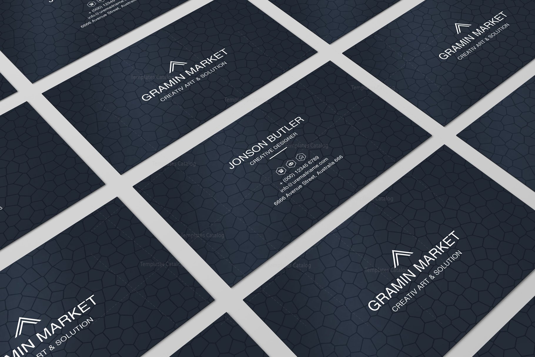 Ornament Business Card Design · Graphic Yard Graphic Templates Store
