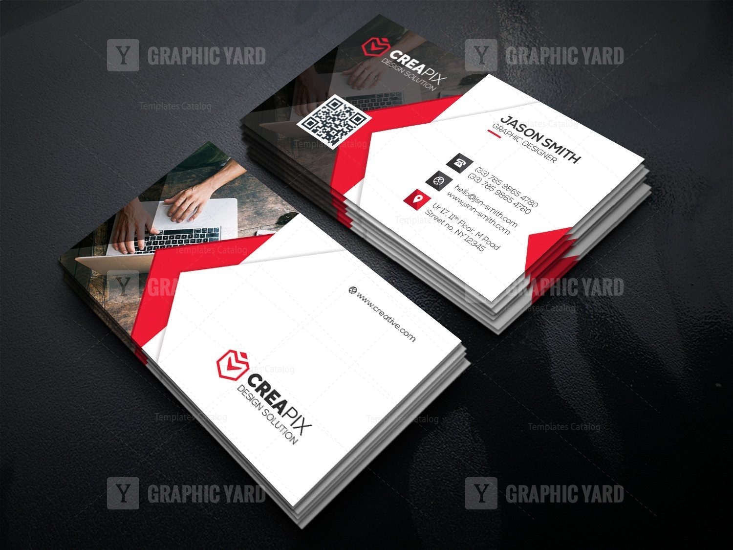 Personal Business Card Template · Graphic Yard Graphic Templates Store Personal Business Card Template · Graphic Yard Graphic Templates Store