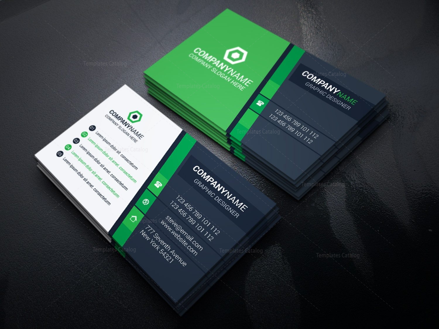 Plumber Modern Business Card Design · Graphic Yard | Graphic Templates ...