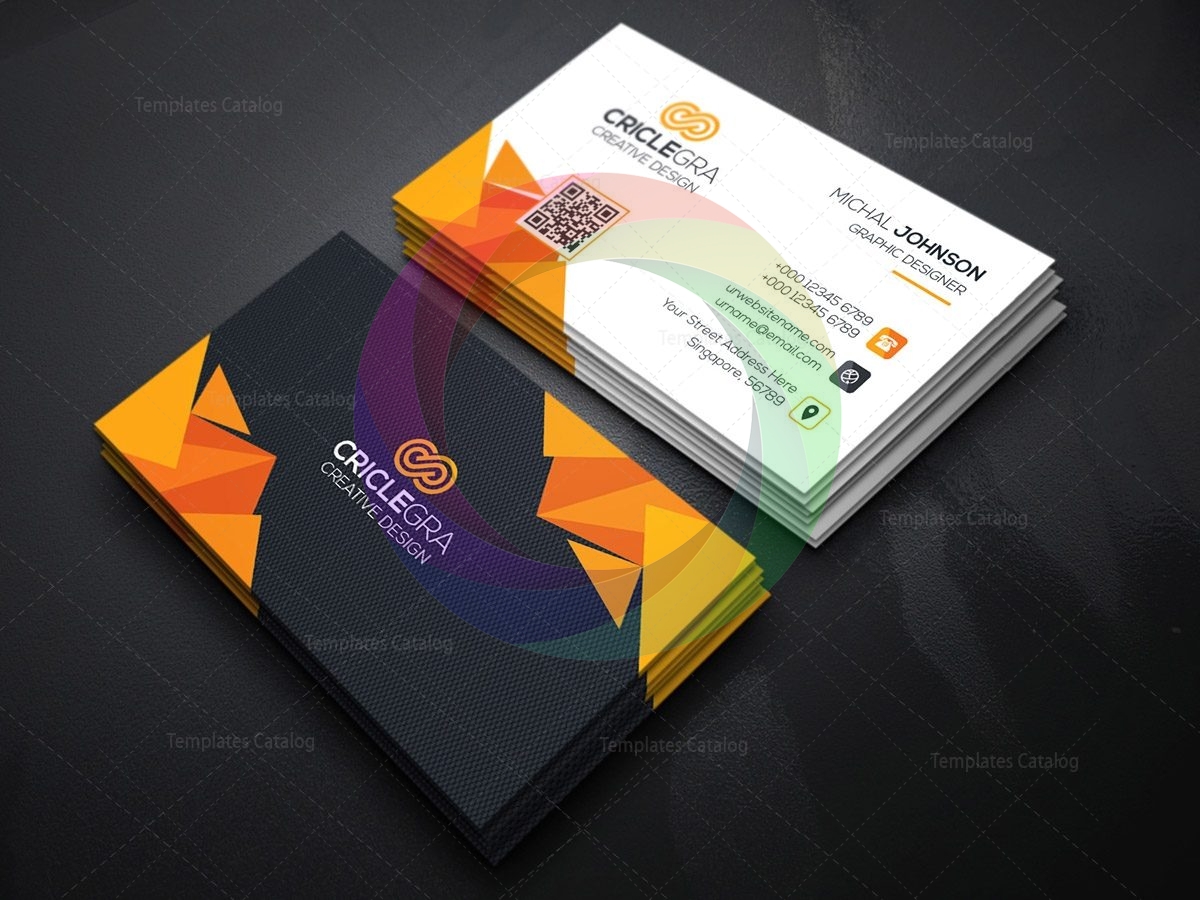 PSD Corporation Business Card Template · Graphic Yard | Graphic ...