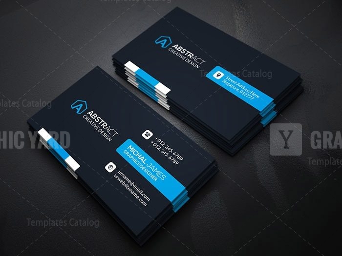 PSD Stylish Business Card Template · Graphic Yard | Graphic Templates Store