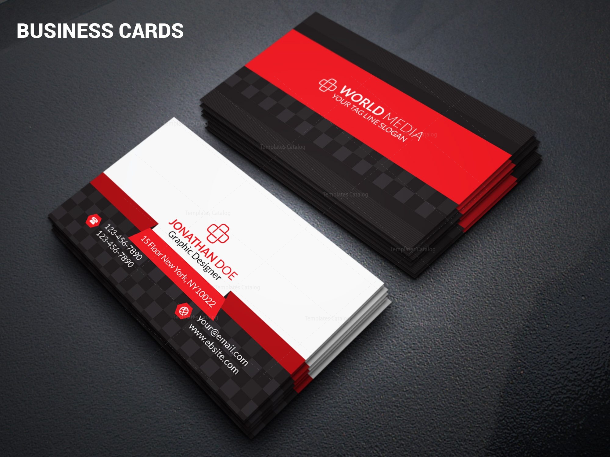 Salesperson Stylish Business Card Design · Graphic Yard | Graphic ...