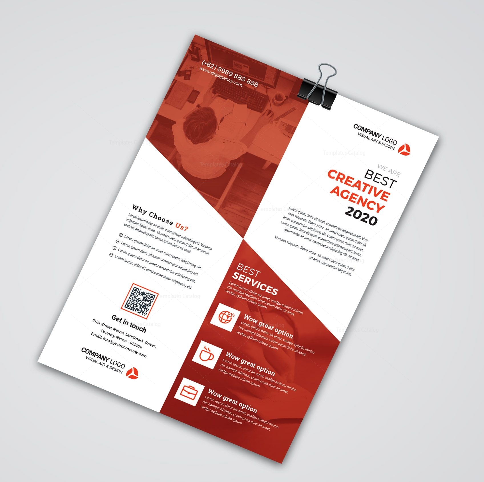 Stunning Print Flyer Template · Graphic Yard | Graphic Templates Store