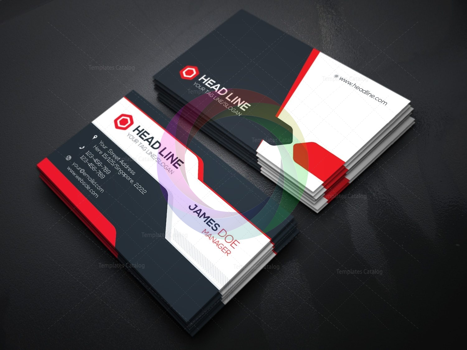 Stylish Visiting Card Template · Graphic Yard 