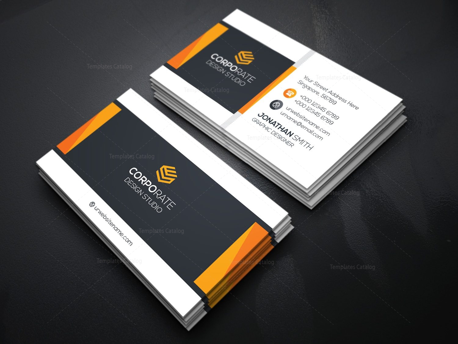 Technology Business Card Design · Graphic Yard 