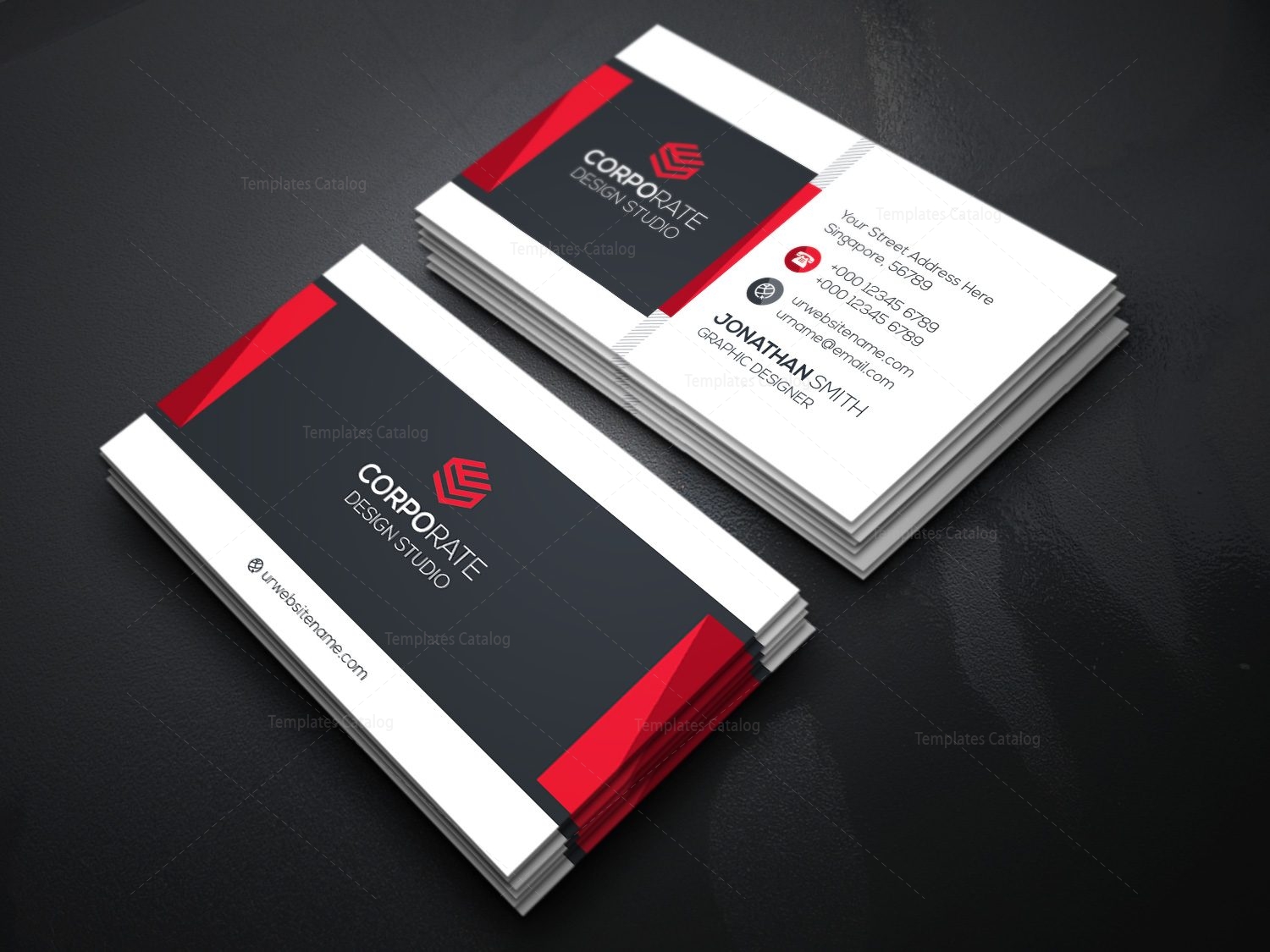 Technology Business Card Design · Graphic Yard | Graphic Templates Store