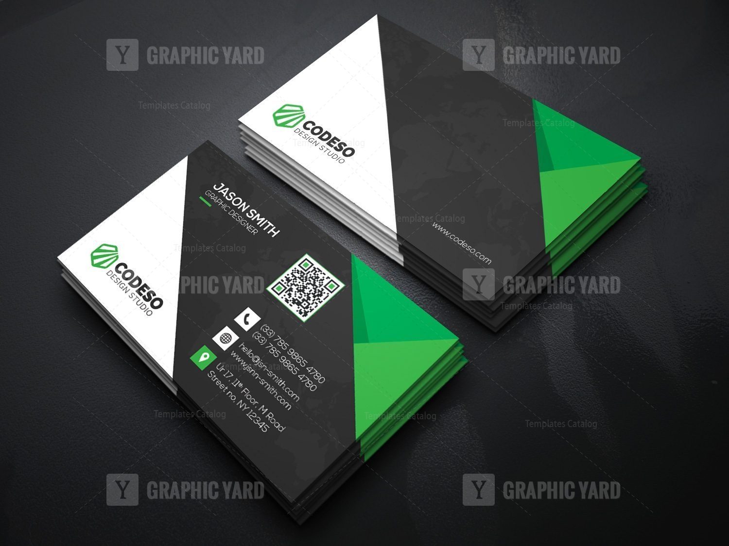 Technology Business Card Designs · Graphic Yard | Graphic Templates Store