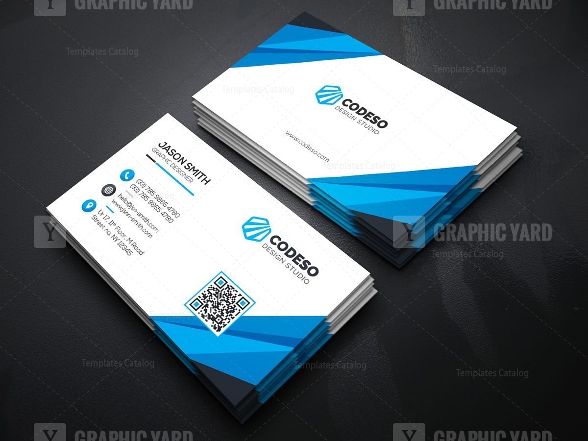 Technology Business Card with Modern Style · Graphic Yard | Graphic ...