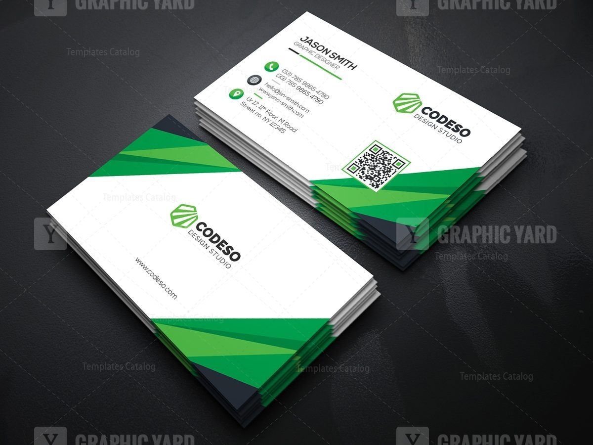 Technology Business Card with Modern Style · Graphic Yard | Graphic ...