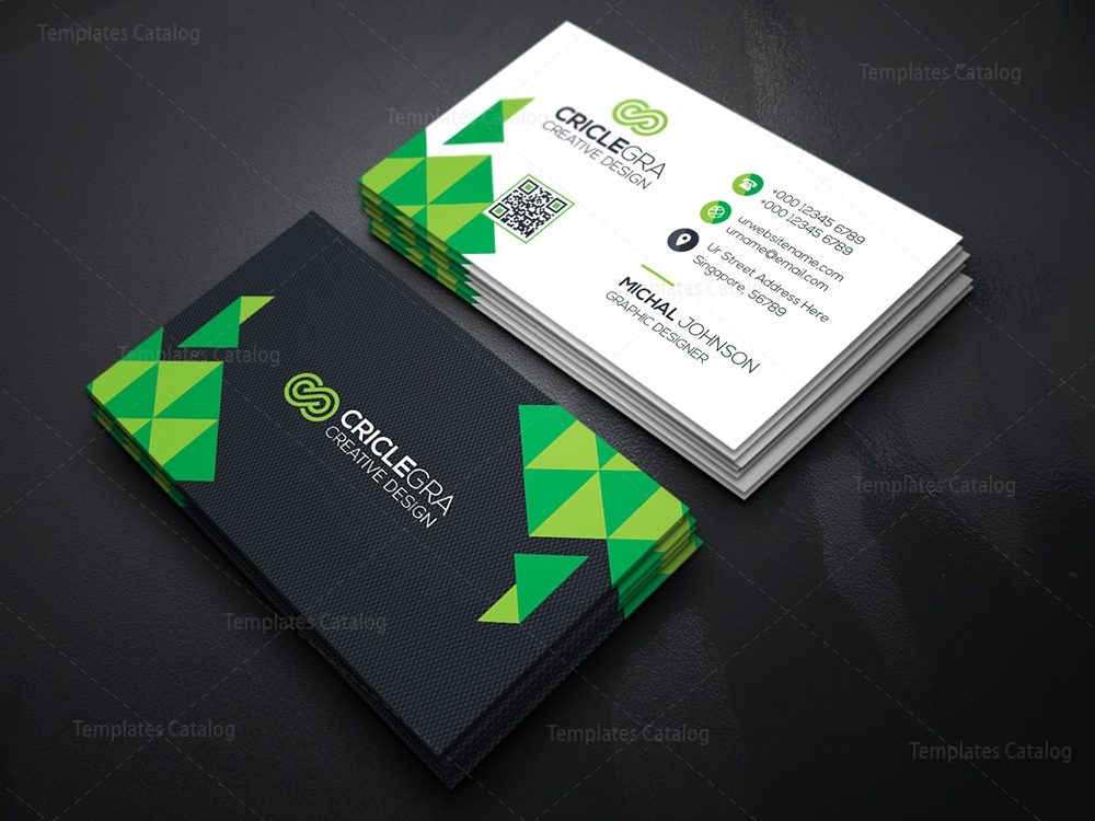 Technology Corporate Business Card · Graphic Yard | Graphic Templates Store