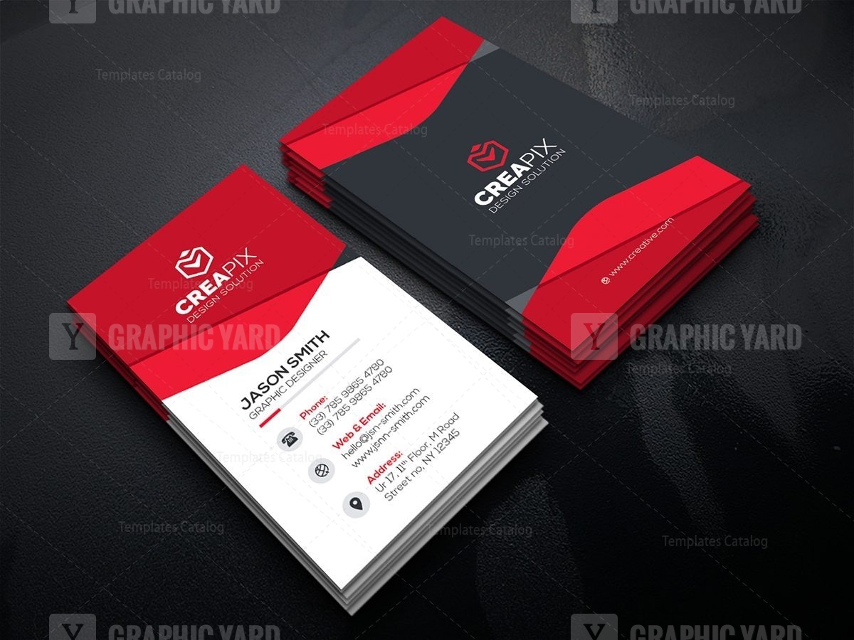 Vertical Business Card · Graphic Yard | Graphic Templates Store