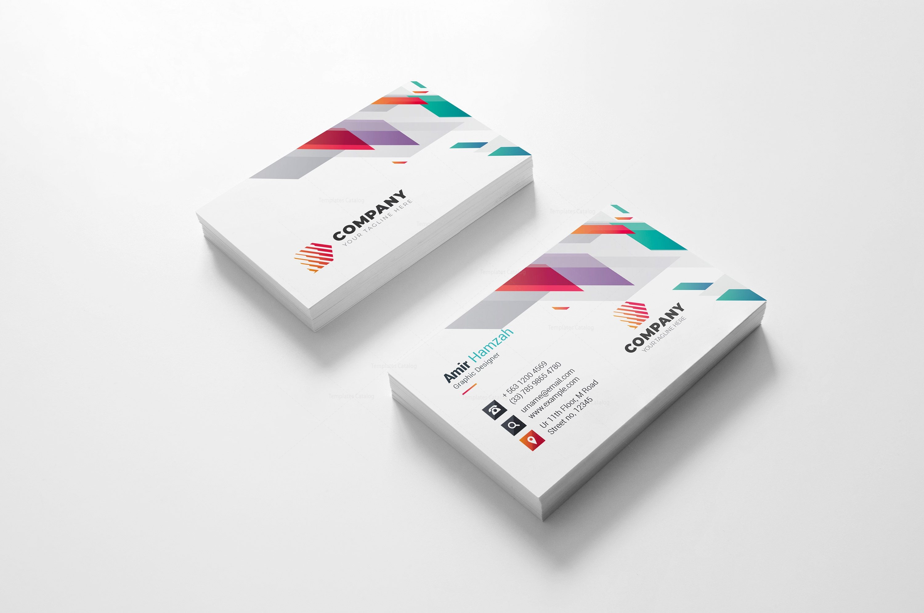 Vivid Creative Business Card Design · Graphic Yard | Graphic Templates ...