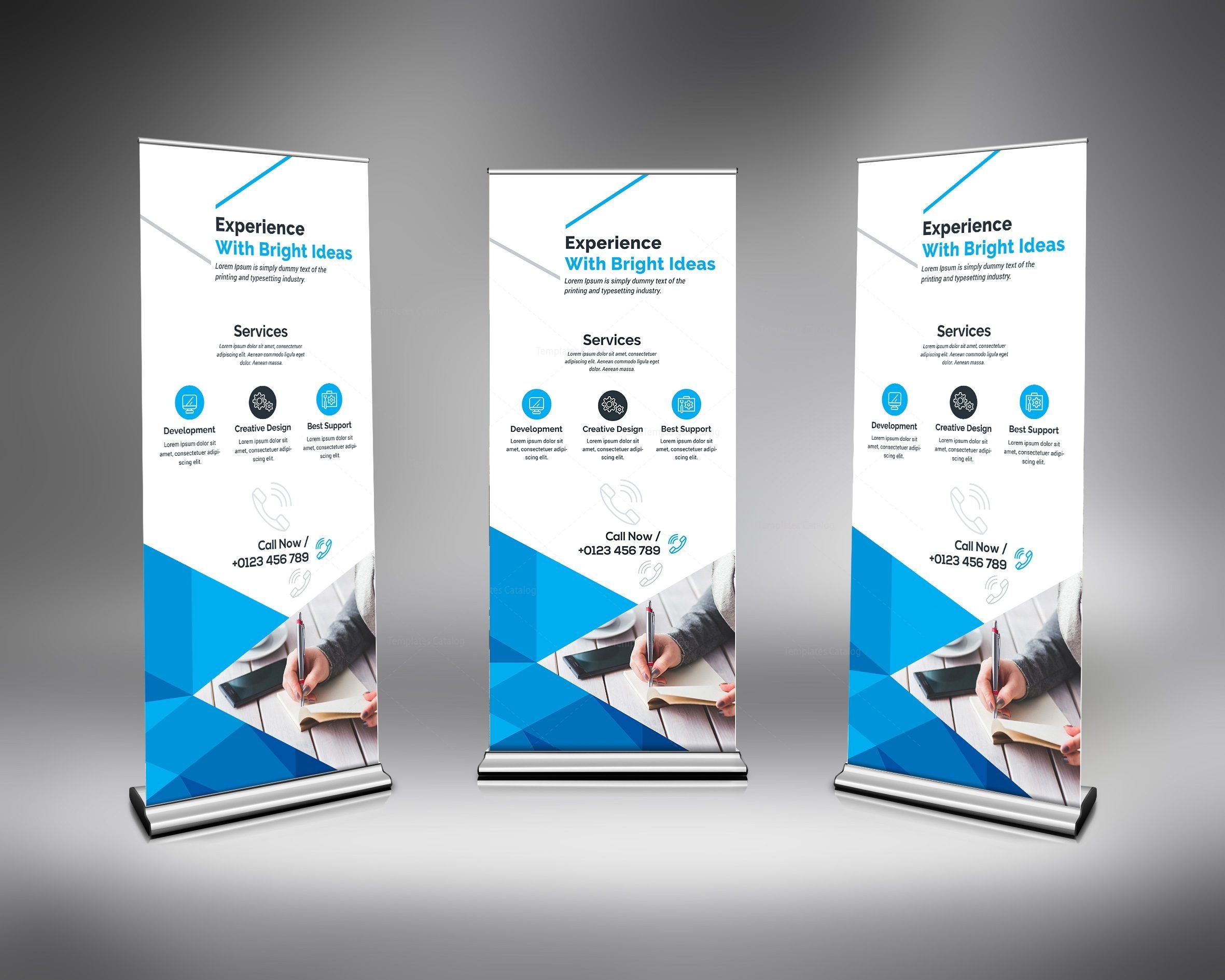 Plain Modern Rollup Banner · Graphic Yard | Graphic Templates Store