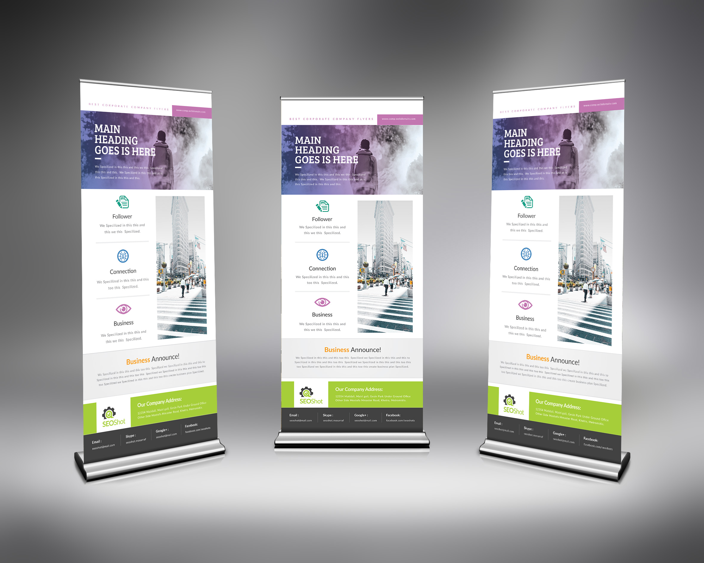 Psd Roll Up Design Template Graphic Yard Graphic Templates Store