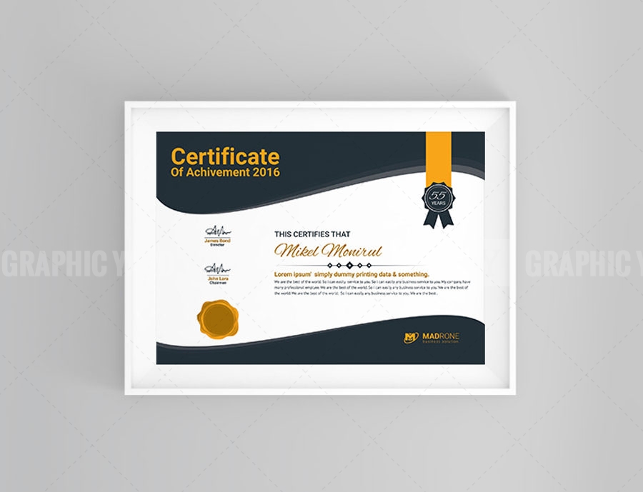 cool certificate design